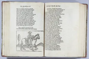 The Wife of Bath, illustration from Geoffrey Chaucers Canterbury Tales' The Wife of Bath, illustration from Geoffrey Chaucers Canterbury Tales'