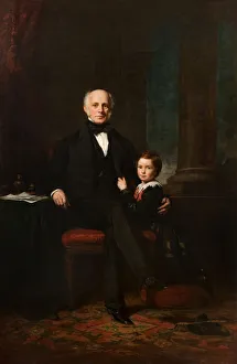 William Forbes of Castleton and His Son William, c.1855 (oil on canvas) William Forbes of Castleton and His Son William, c.1855 (oil on canvas)