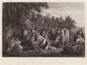 William Penn's Treaty with the Indians (engraving) William Penn's Treaty with the Indians (engraving)