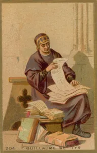 William of Tyre, medieval prelate and chronicler (chromolitho) William of Tyre, medieval prelate and chronicler (chromolitho)