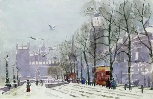 A Winter's Day, Westminster (w/c) A Winter's Day, Westminster (w/c)