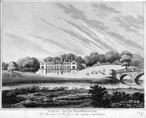Woburn Abbey, Bedfordshire (engraving) Woburn Abbey, Bedfordshire (engraving)