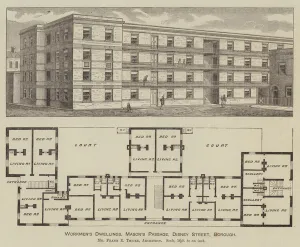 Workmen's Dwellings, Mason's Passage, Disney Street, Borough (engraving) Workmen's Dwellings, Mason's Passage, Disney Street, Borough (engraving)