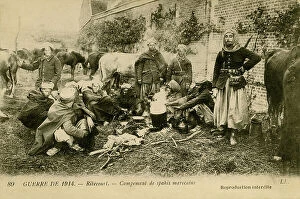 Related Images Collection: World War 1: Encampment of Morrocan Spahis