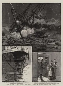 The Wreck of the Dutch Atlantic Liner 'W A Scholten, ' off Dover (engraving) The Wreck of the Dutch Atlantic Liner 'W A Scholten, ' off Dover (engraving)