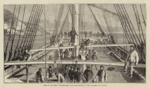 Wreck of the 'Underley, ' off Bonchurch, the Divers on Board (engraving) Wreck of the 'Underley, ' off Bonchurch, the Divers on Board (engraving)