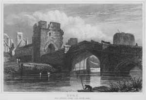 York, Old Bridge over the River Foss (engraving) York, Old Bridge over the River Foss (engraving)