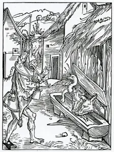On them yt synne trustynge vpon the mercy of God, illustration from Alexander Barclay's On them yt synne trustynge vpon the mercy of God, illustration from Alexander Barclay's