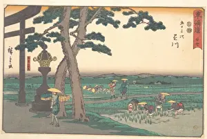 East Sea Thirteen Views Print: Kose River Autumn Landscape