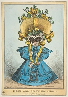 Much Ado Nothing 1828 Hand-colored etching sheet Much Ado Nothing 1828 Hand-colored etching sheet
