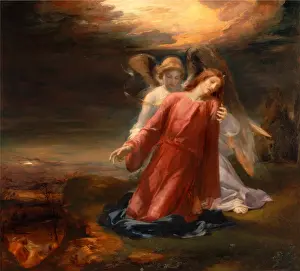 George Richmond Artist Prints: The Agony in the Garden [possible monogram and date but difficult to read], George