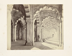 Agra Interior Motee Musjid Showing Marble Saracenic Agra Interior Motee Musjid Showing Marble Saracenic