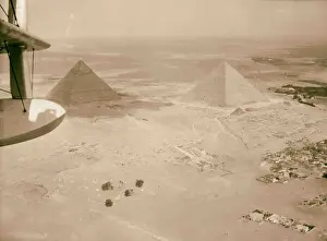 Air Views Palestine Cairo Pyramids Print, 1932