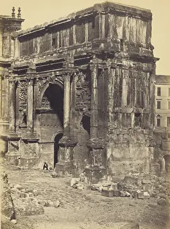 Ancient Roman Landmarks Prints: Arch Septimius Severus Rome Robert Macpherson