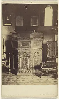 Albumen Silver Print of Baxter Pulpit, circa 1865