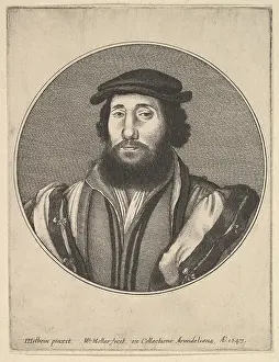 Hans Holbein Younger Prints: Bearded Man 1647 Etching first state three Sheet
