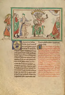 Medieval European Illustrations Prints: The Beast Enthroned