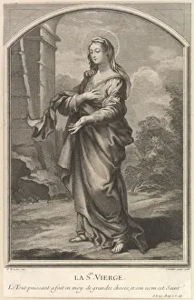 Blessed Virgin 1726 Etching Print