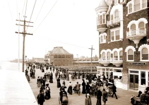 Board walk near the casino, Atlantic City, N.J, Brighton Casino (Atlantic City, N Board walk near the casino, Atlantic City, N.J, Brighton Casino (Atlantic City, N