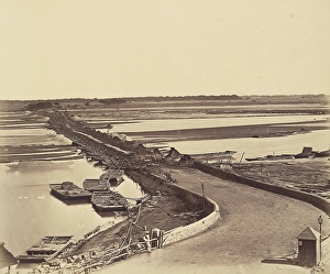 Bridge Boats Jumna Lulim Ghur Felice Beato English Bridge Boats Jumna Lulim Ghur Felice Beato English