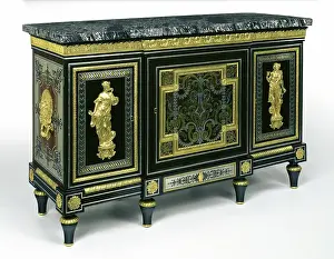 Cabinet Print: Philippe-Claude Montigny's 18th-century French cabinet