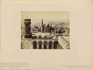 Cairo Egypt View Mosk Mohammed Ali Showing Sultan Hassan Cairo Egypt View Mosk Mohammed Ali Showing Sultan Hassan