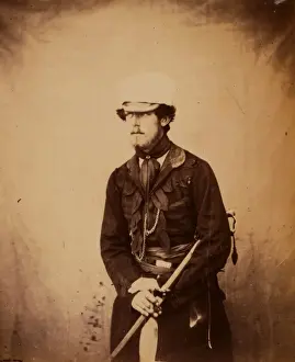 Crimean War Pictures Prints: Captain Verschoyle, Grenadier Guards, Crimean War, 1853-1856, Roger Fenton historic