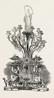 Centrepiece Engraving Print, 1851