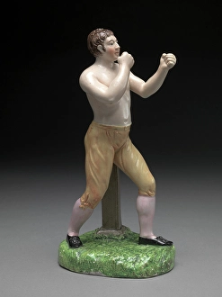 Ceramic, The Boxer Tom Cribb: in canary breeches Ceramic, The Boxer Tom Cribb: in canary breeches