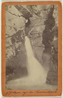 Chute der Trummelbach German 1865 1875 Albumen silver print Chute der Trummelbach German 1865 1875 Albumen silver print