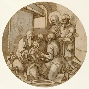 Print of a Man Undergoing Circumcision