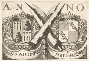 Coat of arms of Antoni Coning (mayor of Haarlem?) And Mahu le Febure (mayor of Haarlem) Coat of arms of Antoni Coning (mayor of Haarlem?) And Mahu le Febure (mayor of Haarlem)