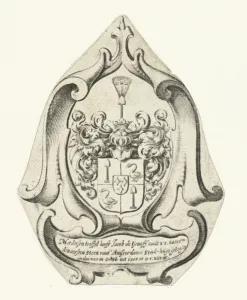 Coat of arms of the family De Graeff, Johannes Lutma I, Anonymous, 1648 Coat of arms of the family De Graeff, Johannes Lutma I, Anonymous, 1648