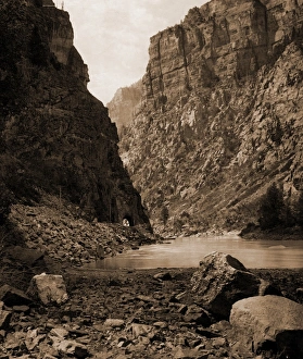 Colorado, second tunnel, Canyon of Grand River, Jackson, William Henry, 1843-1942 Colorado, second tunnel, Canyon of Grand River, Jackson, William Henry, 1843-1942