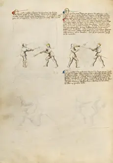 Medieval Combat Art Prints: Combat with Implements