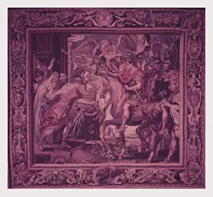 Ancient Roman Empire History Prints: Constantine enters Rome