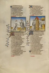 Courtesy with a Knight, Idleness Opening the Door for the Lover Courtesy with a Knight, Idleness Opening the Door for the Lover