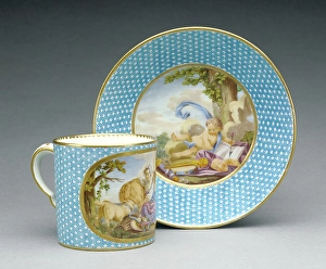 Cup and Saucer (gobelet litron et soucoupe, deuxieme grandeur) Cup and Saucer (gobelet litron et soucoupe, deuxieme grandeur)