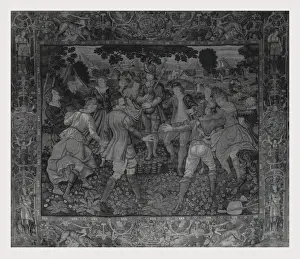 Romantic Era Artworks Prints: Dancing peasants