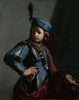 David With Goliath Head Prints: David with the Head of Goliath