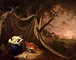 Joseph Wright Of Derby Prints: The Dead Soldier, Joseph Wright of Derby, 1734-1797, British