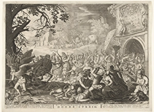 Death fights against humanity, Boetius Adamsz. Bolswert, David Vinckboons, Abraham Allard Death fights against humanity, Boetius Adamsz. Bolswert, David Vinckboons, Abraham Allard