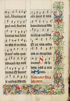 Decorated Text Page Print (1500-1505)