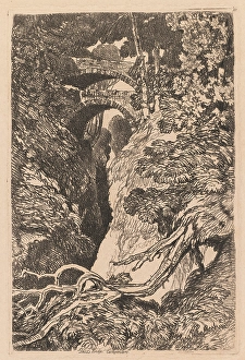 Devils Bridge Cardiganshire 1837 John Sell Cotman Devils Bridge Cardiganshire 1837 John Sell Cotman