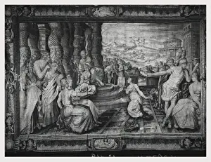 Ancient Greek Gods Artwork Prints: Diana imploring Jupiter Zeus
