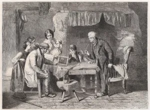 Drawings Prints, Print, Grandfathers Portrait, Artist, Engraver, William Henry Knight Drawings Prints, Print, Grandfathers Portrait, Artist, Engraver, William Henry Knight