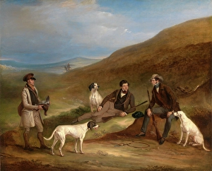 Edward Horner Reynard and his Brother George Grouse-Shooting At Middlesmoor, Yorkshire Edward Horner Reynard and his Brother George Grouse-Shooting At Middlesmoor, Yorkshire