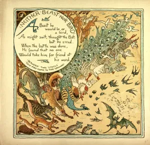 English Arts And Crafts Movement Prints: Neither Beast nor Bird