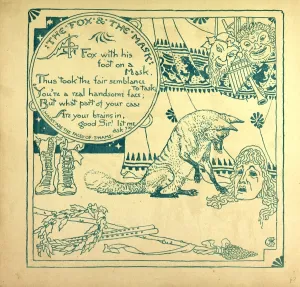 Arts And Crafts Illustrations Prints: The Fox and the Mask