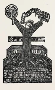 Liszt Collection Print: St. Bernardin Engraving 1454
